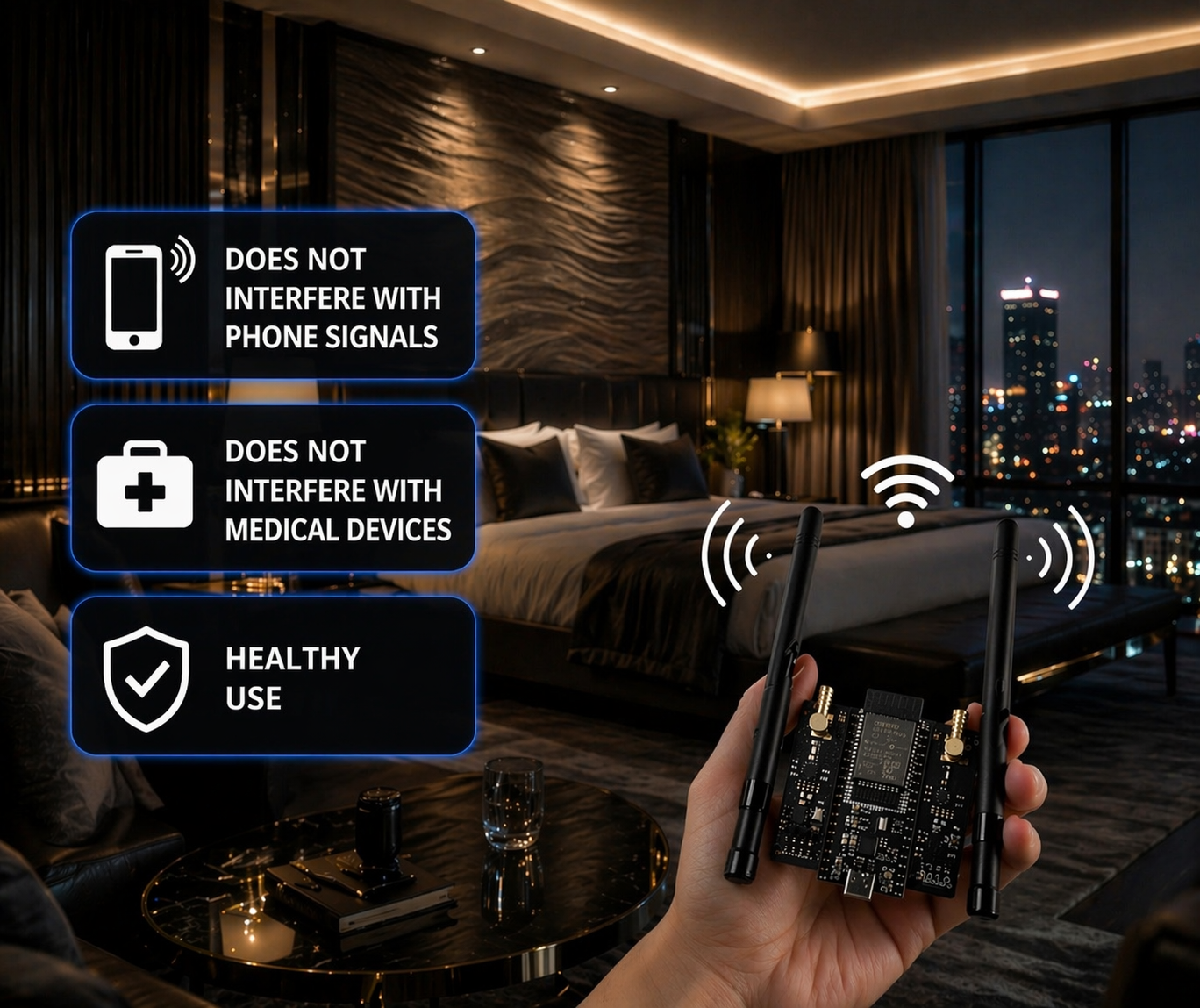 Network Signal Jammer Wireless Environment Control Device